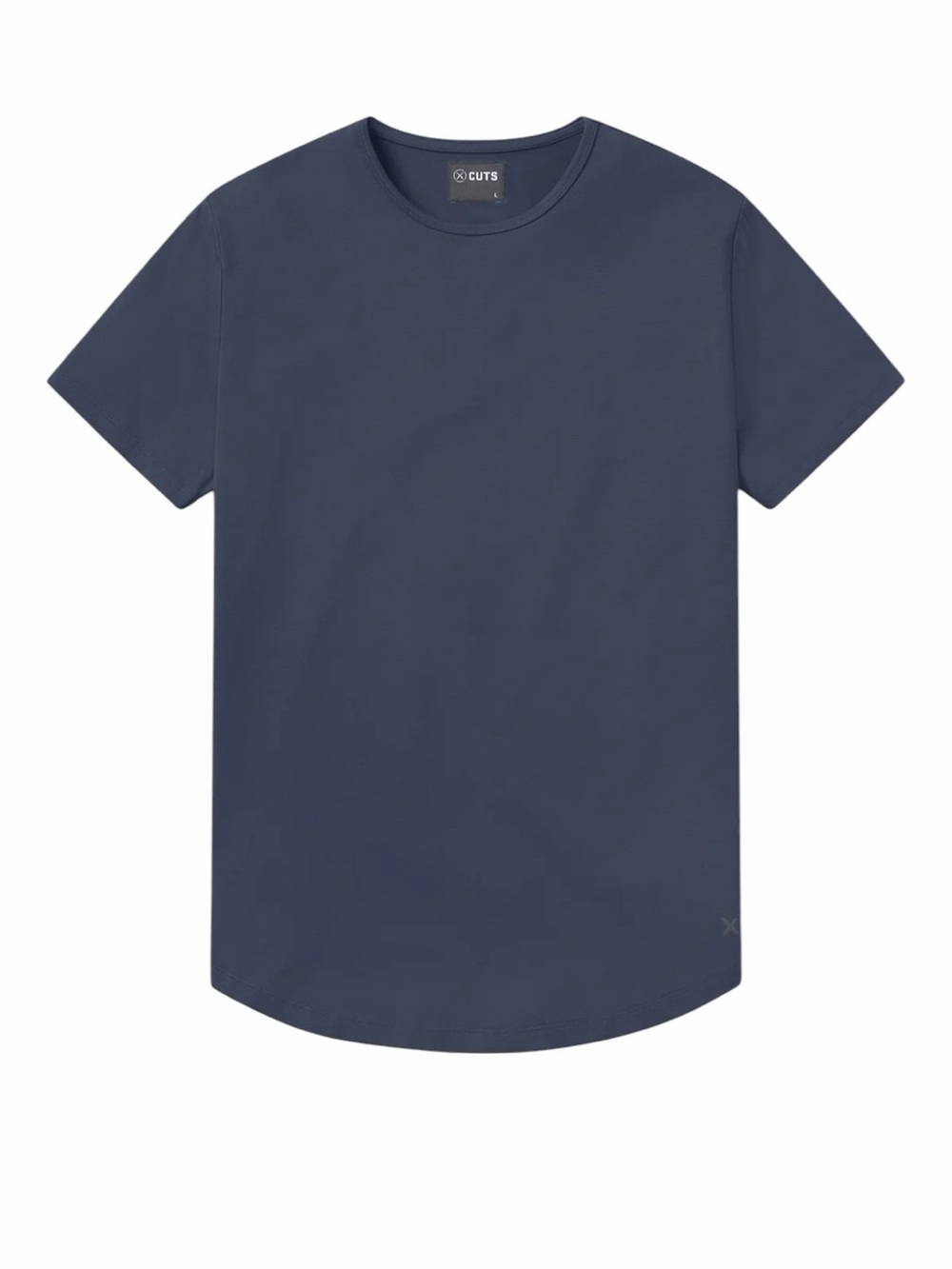 CUTS Men's Short Sleeve Crew Tee in Navy Blue